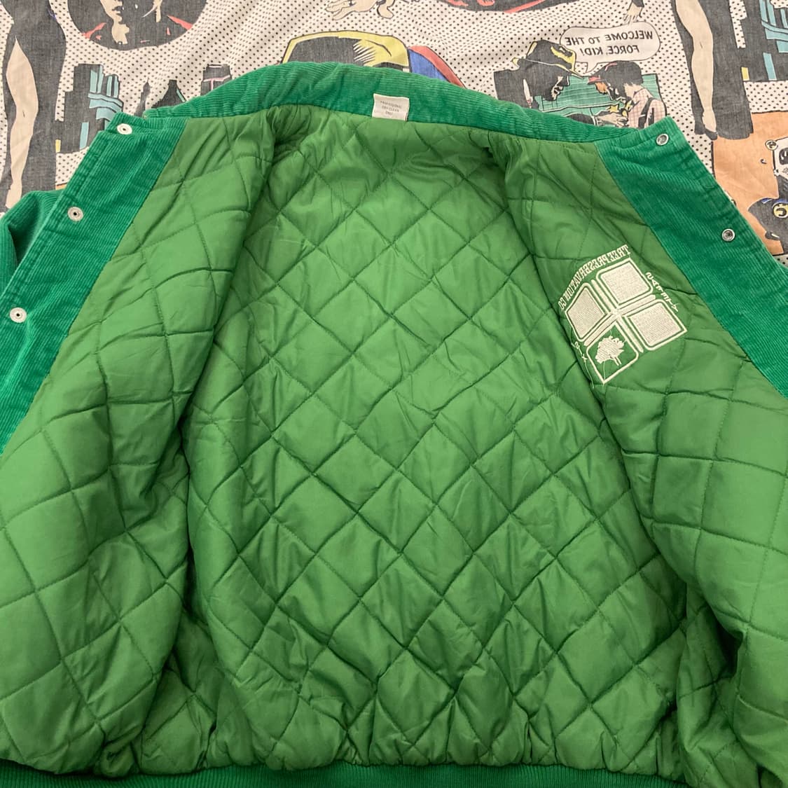 80s birdie USA 빈티지 골덴 스타디움 자켓 상품이미지4