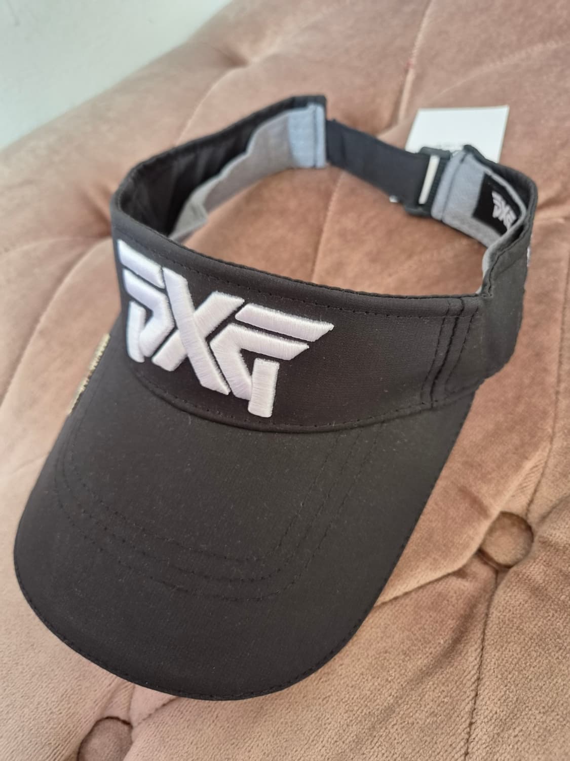 새제품)PXG 블랙 로고 선바이져 선캡 골프모자 상품이미지1