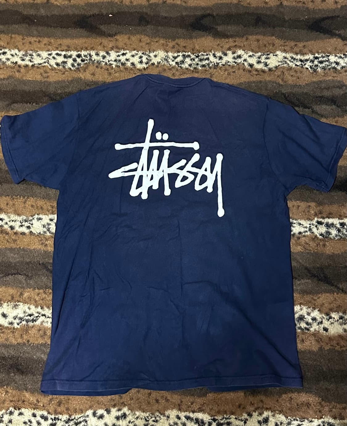 Stussy 반팔 티셔츠 L 네이비 2022 상품이미지1