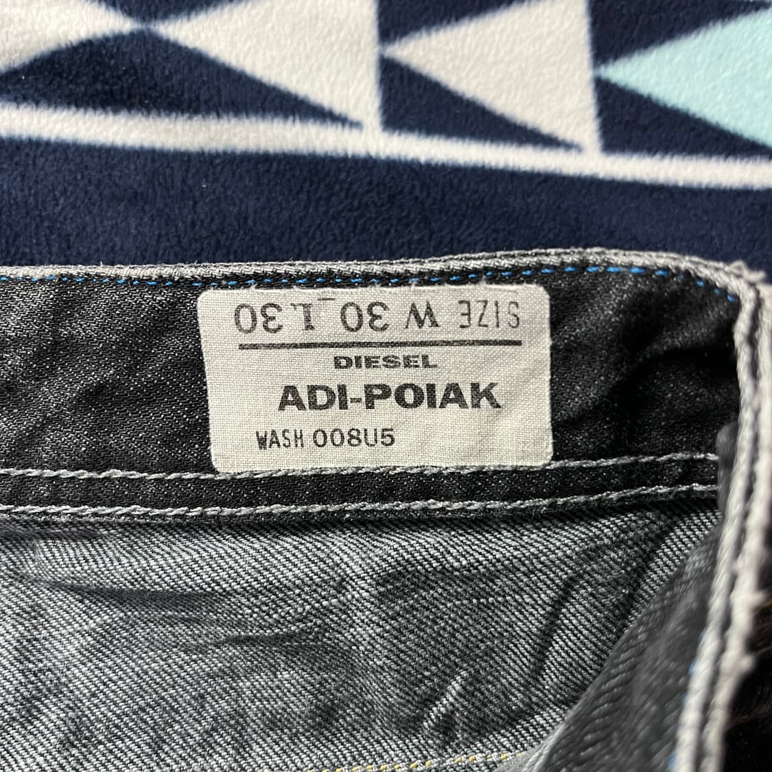 디젤&아디다스 콜라보 데님 팬츠 (실측확인) 상품이미지3
