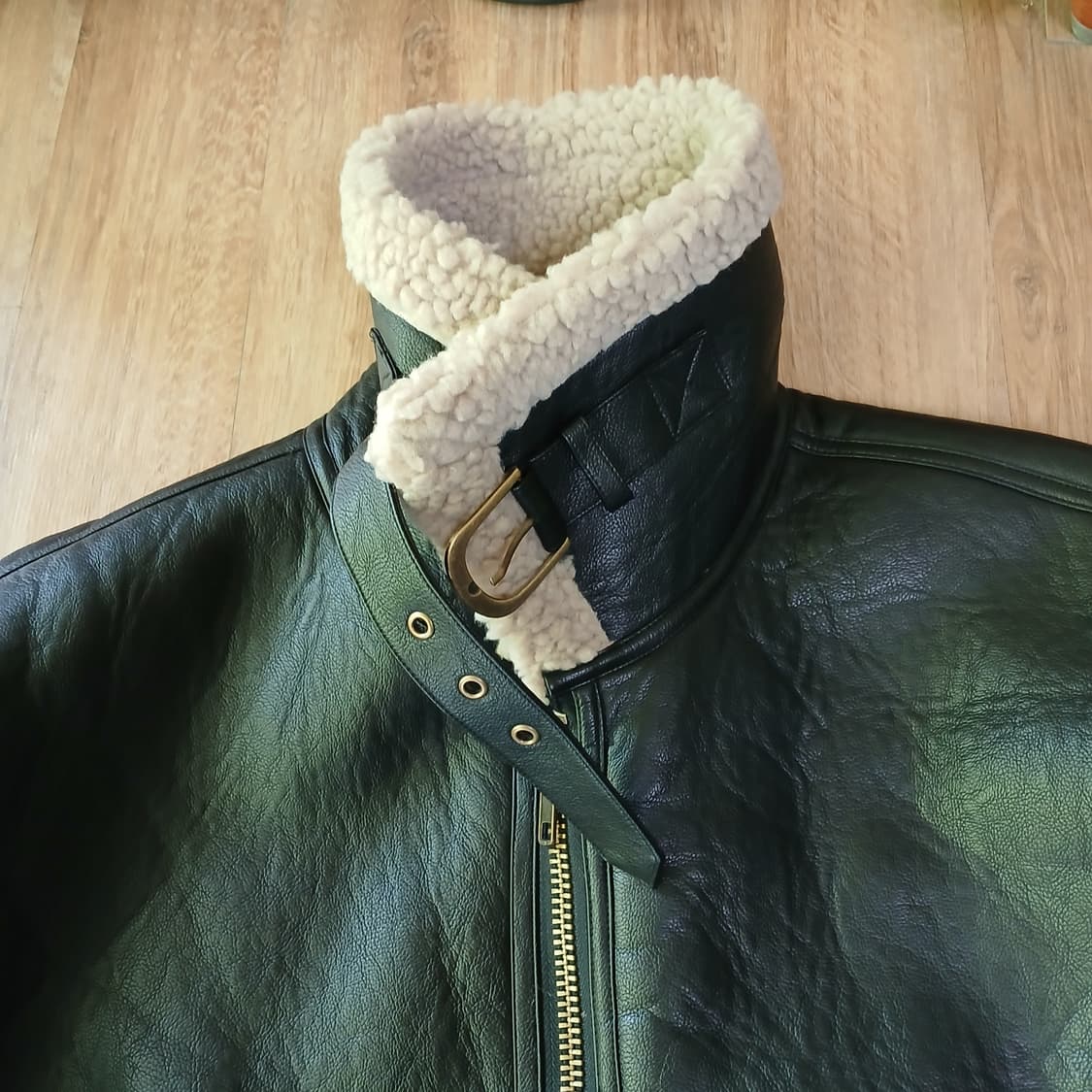 mucent 무센트 무스탕 남녀공용 양털 패딩 자켓 상품이미지3