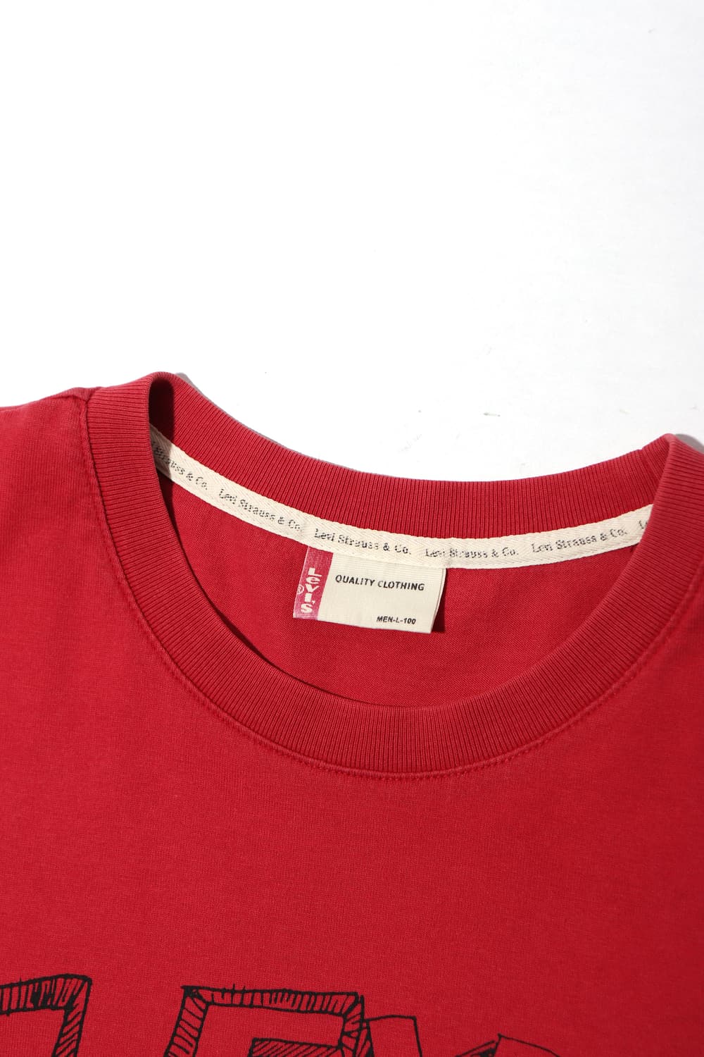 LEVIS 1853 텍스트 반팔 티셔츠 size L 상품이미지4