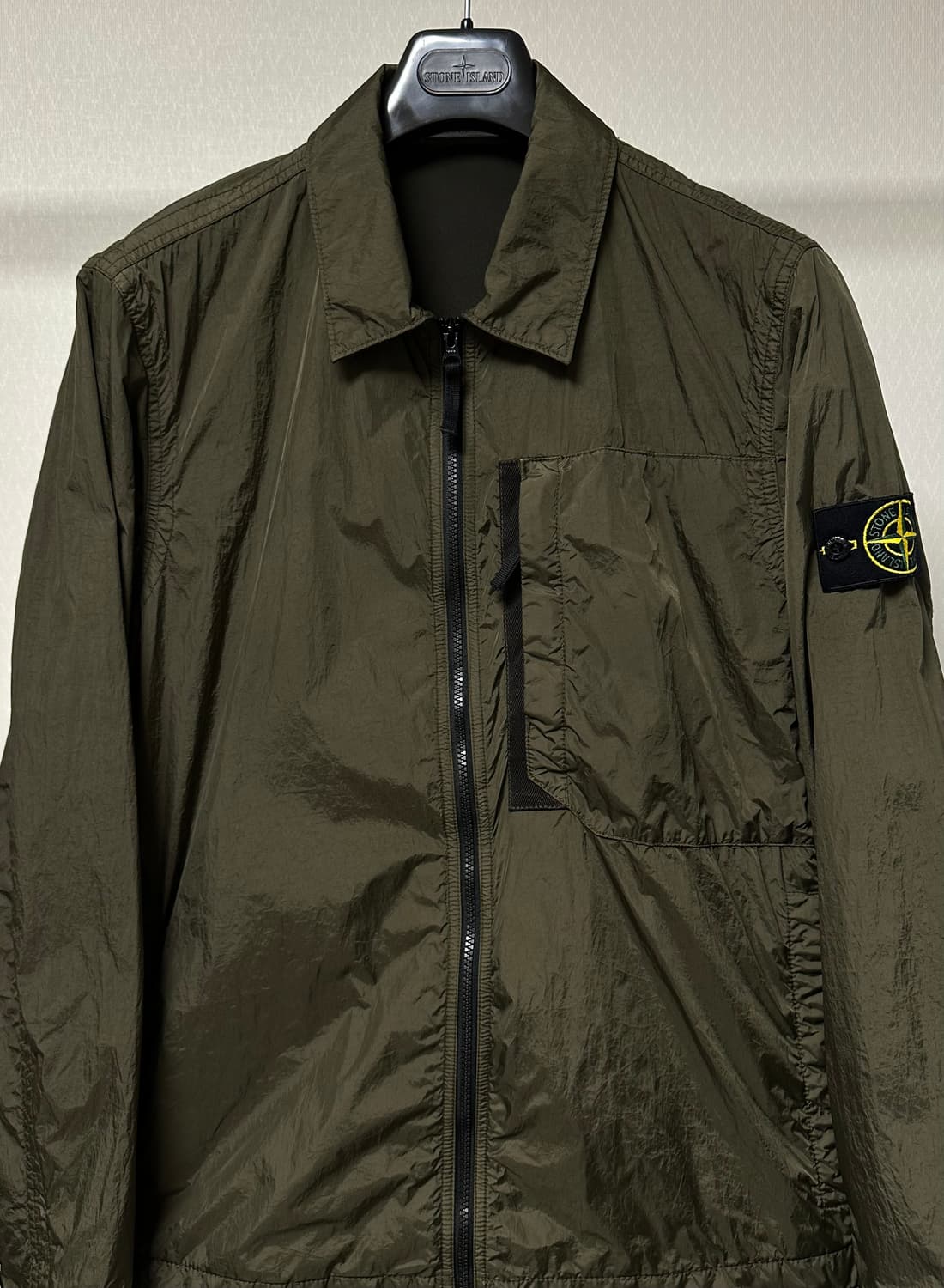 스톤아일랜드 가먼트 크링클랩스 자켓 23fw L(105) 국내판 상품이미지1