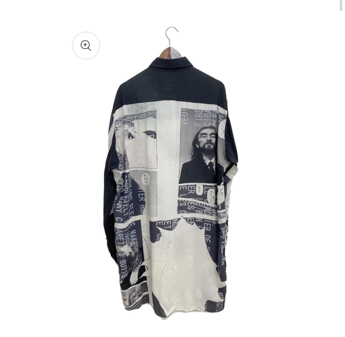 요지야마모토 블랙스캔들 사이드 버튼 셔츠 상품이미지3