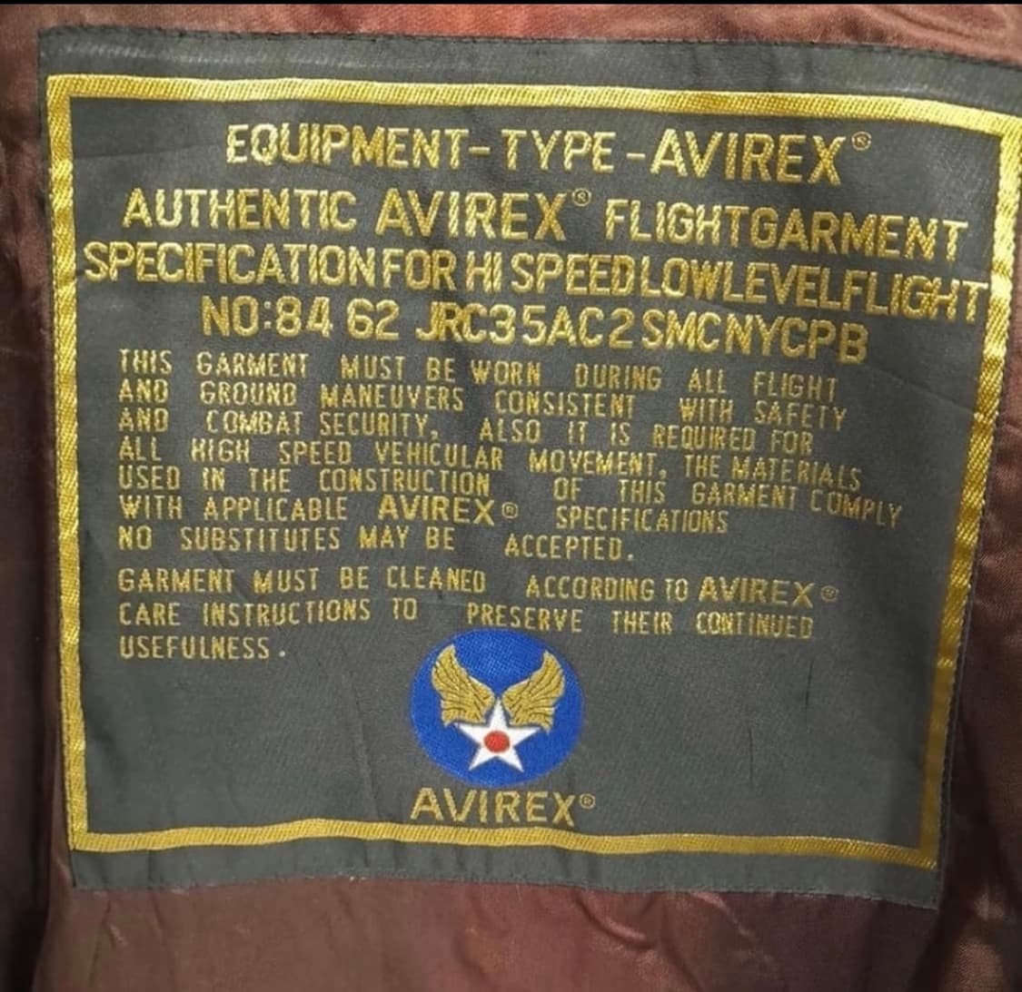 아비렉스 A-2 자켓 XL 사이즈 상품이미지5