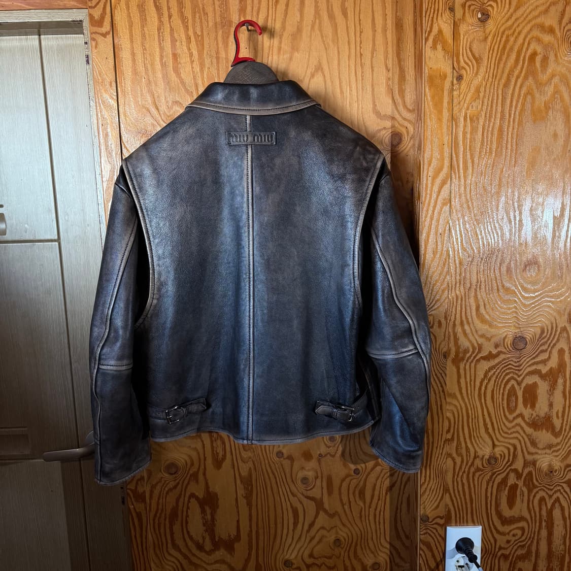  미우미우 나파 레더 시어링 가죽 자켓  상품이미지8