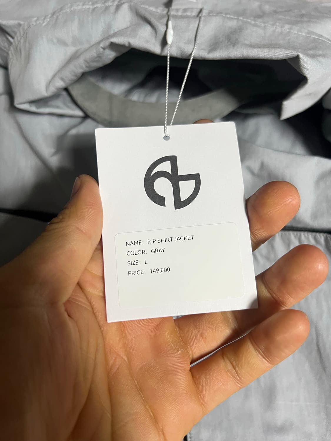 새상품) 노매뉴얼 R.P 셔츠 자켓 L 상품이미지5