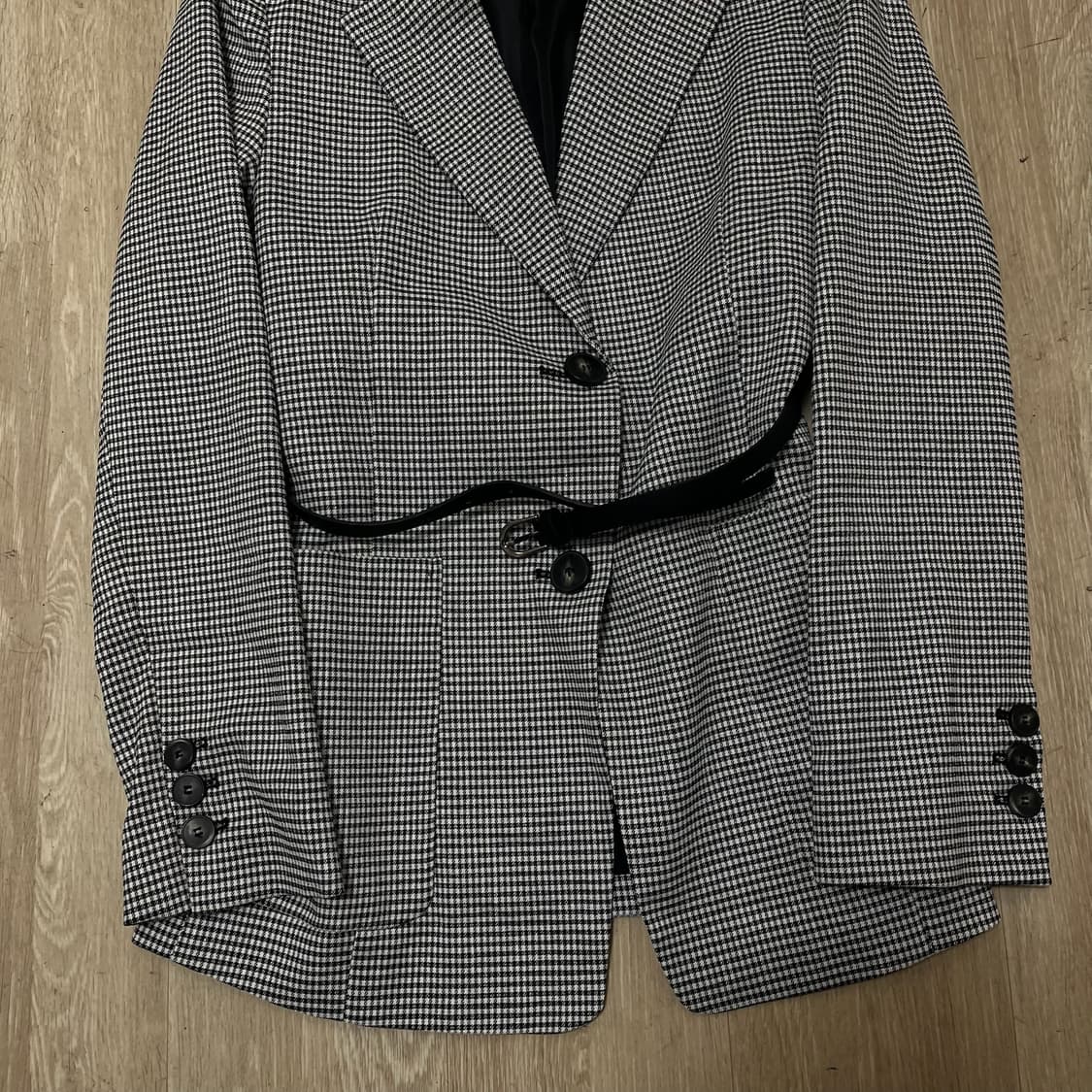 잇미샤 여성 하운드투스 벨트 정장 자켓 55-66 상품이미지3