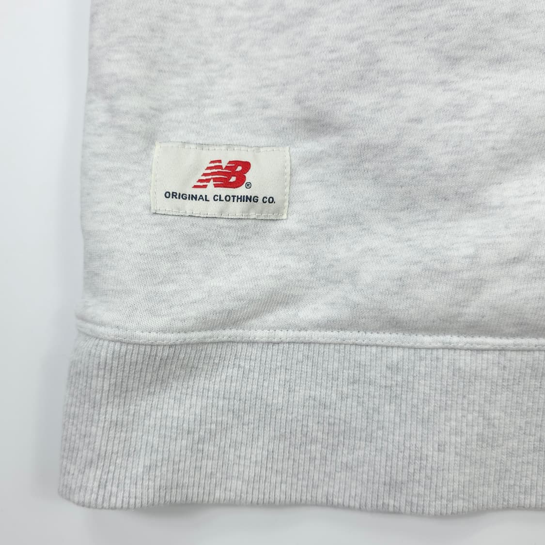 뉴발란스 하프집업 반팔 맨투맨 라이트그레이 (XL) 상품이미지6