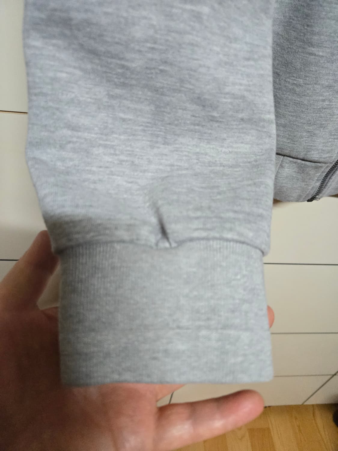 캉골 남성 그레이 면 집업 상품이미지3