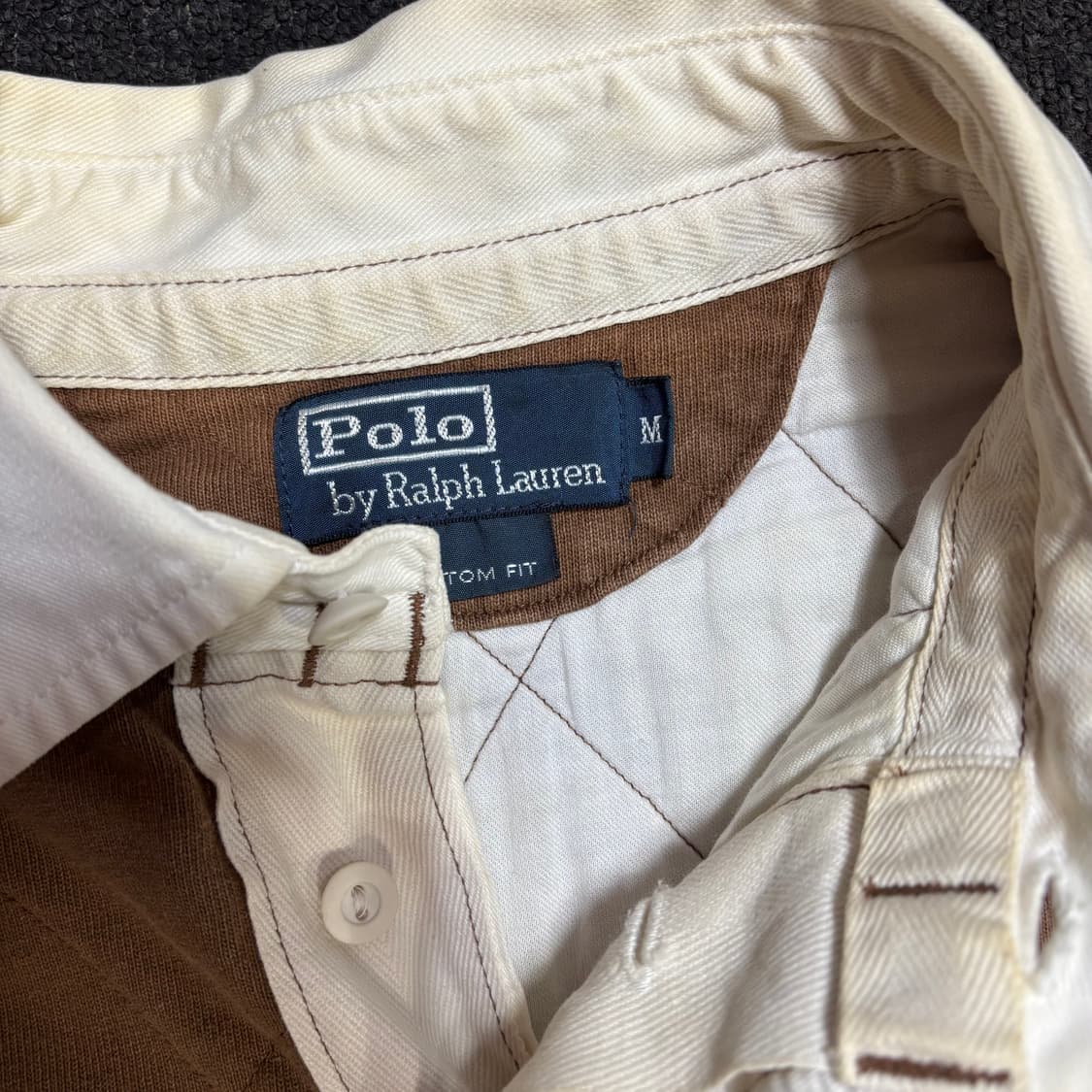 00s 폴로 랄프로렌 브라운 럭비티 커스텀핏 pk 상품이미지2