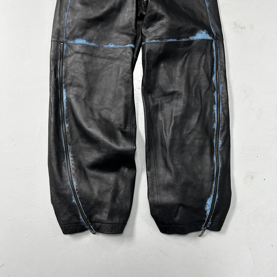 아더에러 버니드 리얼레더 트라우저 상품이미지4