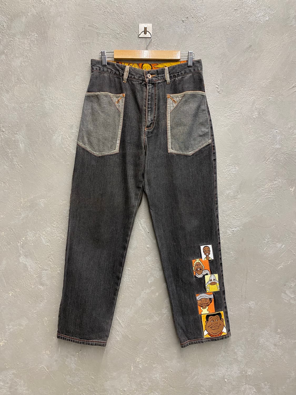 [29] 90s FUBU PLATINUM 후부 플래티넘 데님팬츠 상품이미지1