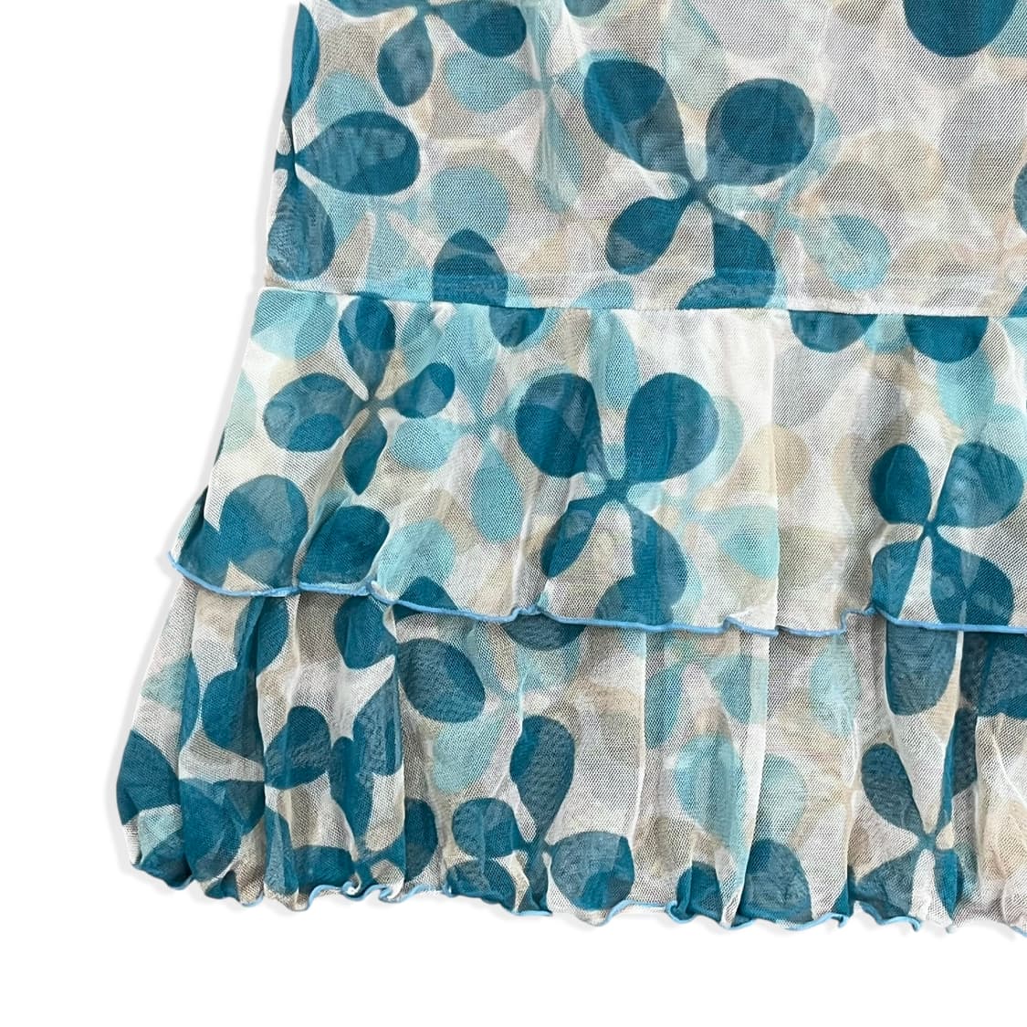 Blue Neck Detail See Through Ops 상품이미지5