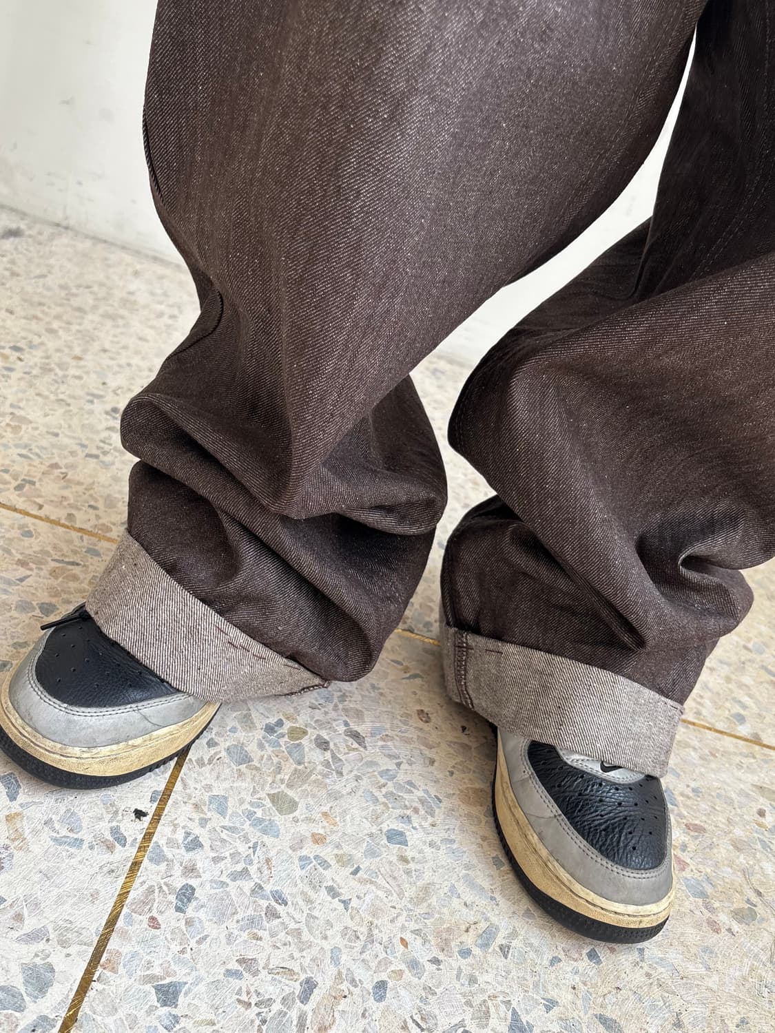 90‘s 롤업 디테일 힙합팬츠 상품이미지4