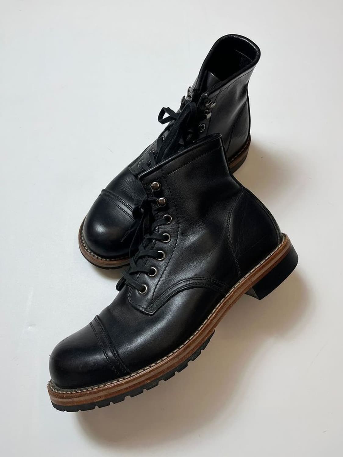 호킨스 아이언레인저 블랙 레더 워커 부츠 Q1399 상품이미지1