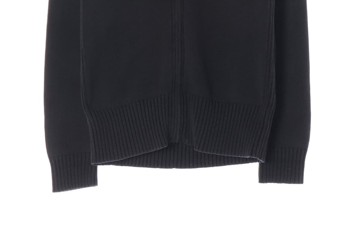 CRENCIA 울 블렌드 하이넥 니트 집업 M 상품이미지5