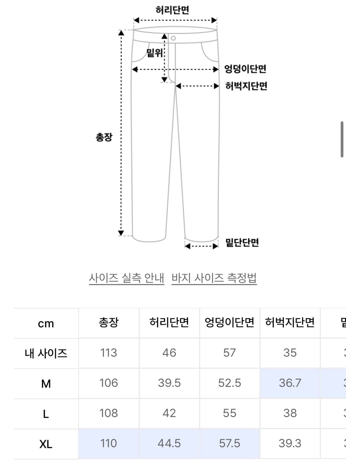 키뮤어 가먼트워싱 카펜터 팬츠 상품이미지2
