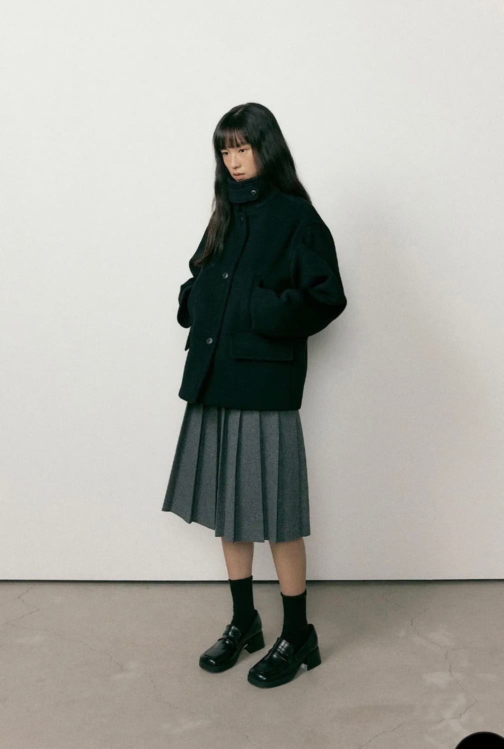 링서울 스탠다드 울 하프 코트 상품이미지3