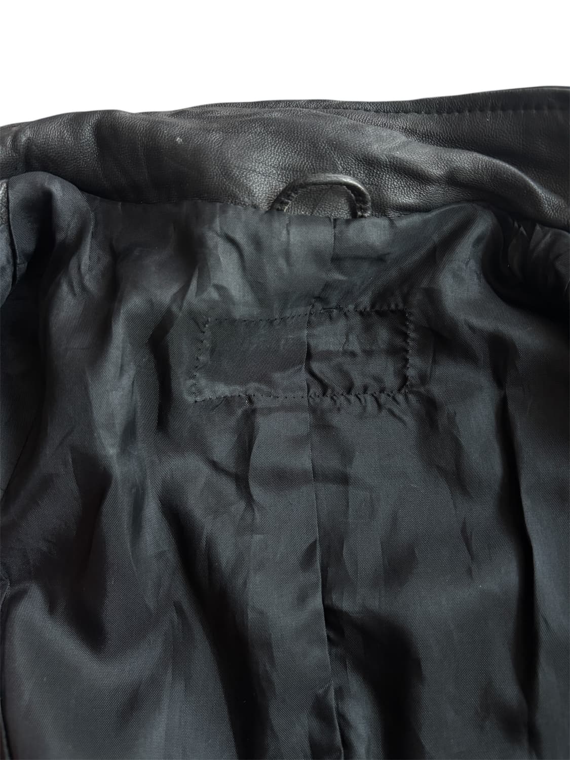 [램스킨] 빈티지 링클 양가죽 슬림 레더 자켓 상품이미지5