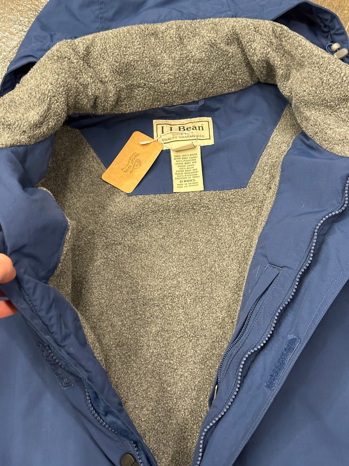 L.L.Bean 엘엘빈 롱 후디드 웜업자켓  L 상품이미지6