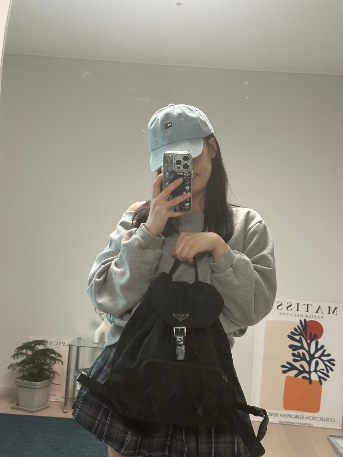 프라다 원포켓 포코노 나일론 백팩 미디엄 상품이미지2