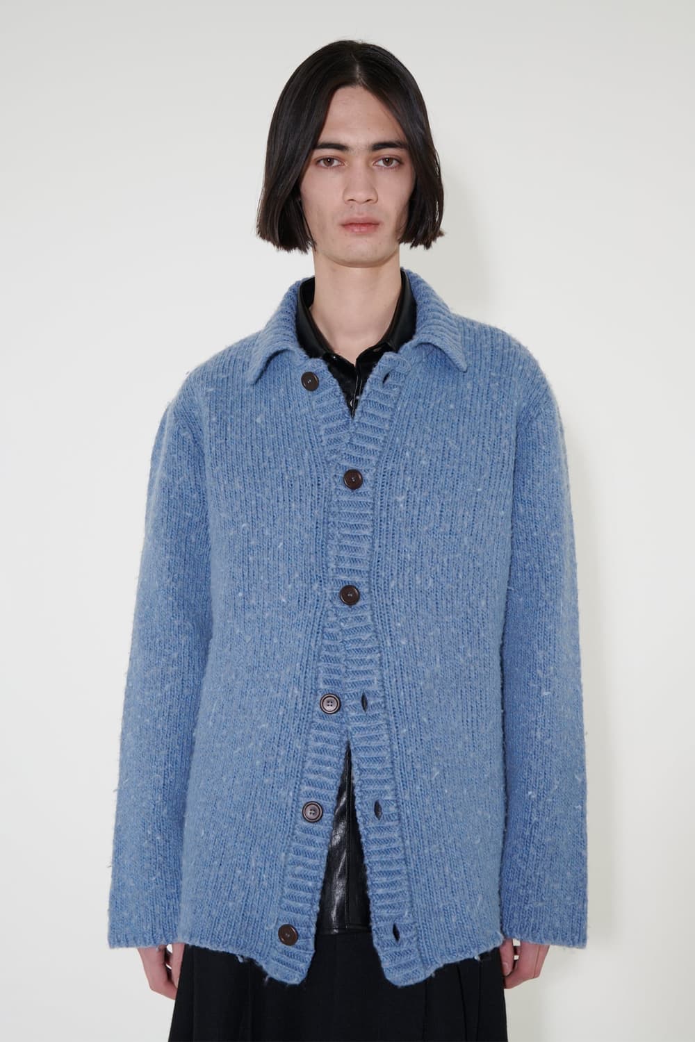 아워레가시 빅 가디건 펑키 아크릴블루(46) 상품이미지2