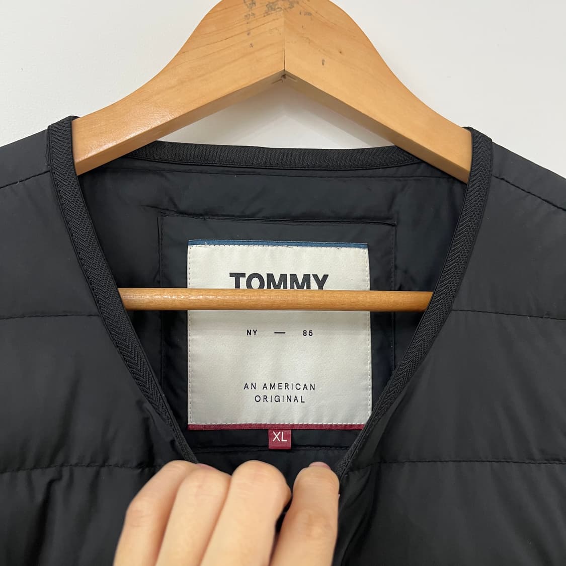 타미힐피거 블랙 경량패딩 자켓 상품이미지6