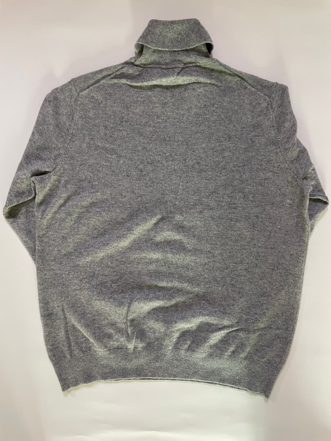 유니클로 캐시미어 터틀넥 그레이 XXL 상품이미지3