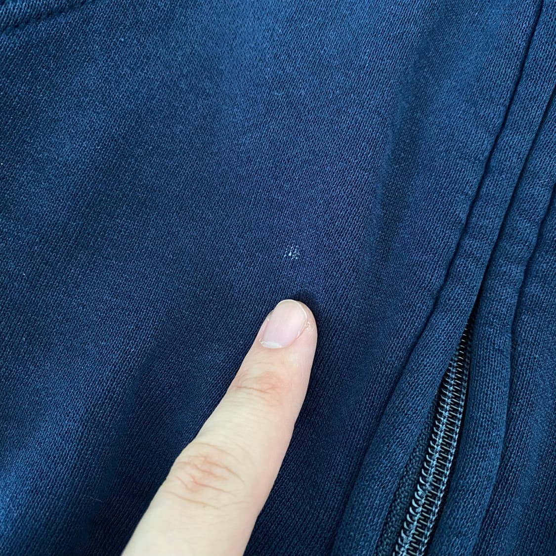 (M) 90s 빈티지 러셀 후드집업 네이비 상품이미지4
