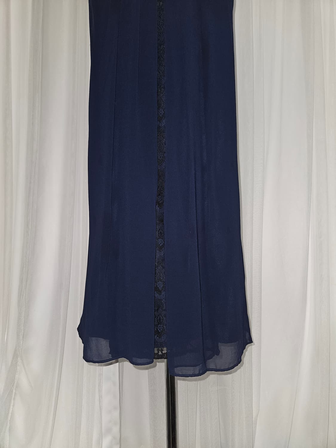 AR angela rose 미드나잇 펄 라인 쉬폰 드레스 상품이미지6