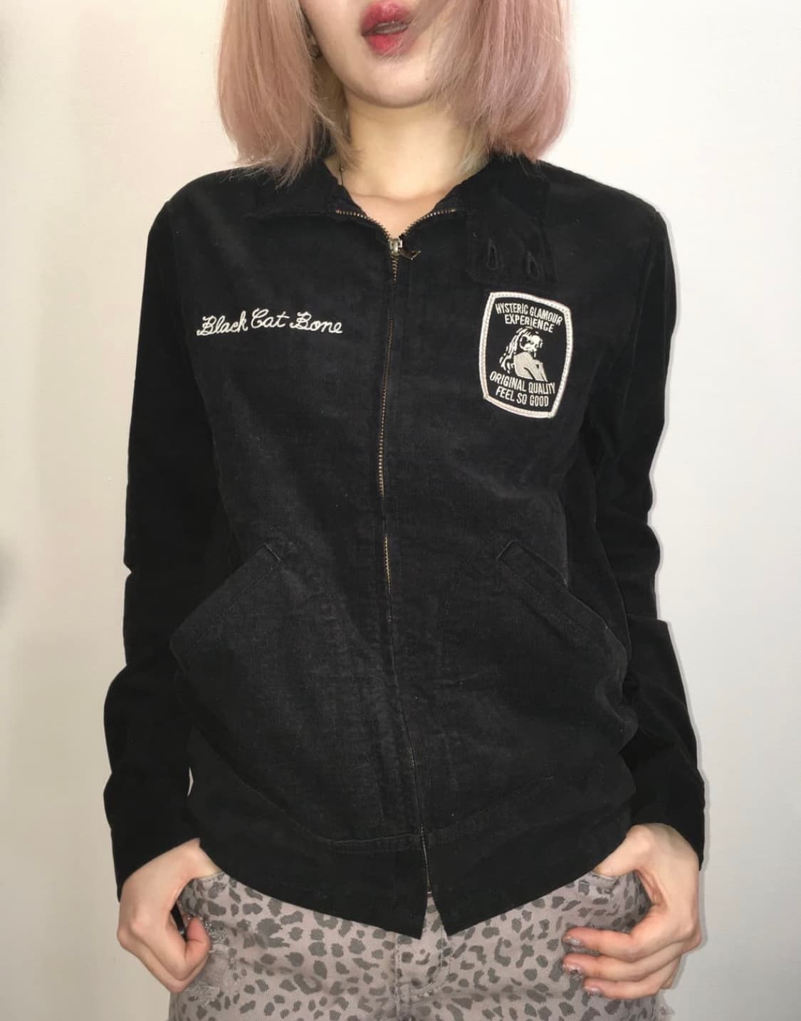 히스테릭글래머 코듀로이 블루종 자켓 상품이미지1