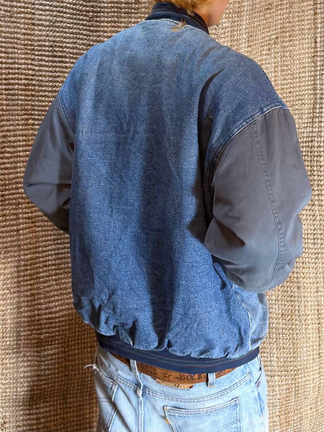 빈티지 데님 바시티 상품이미지4