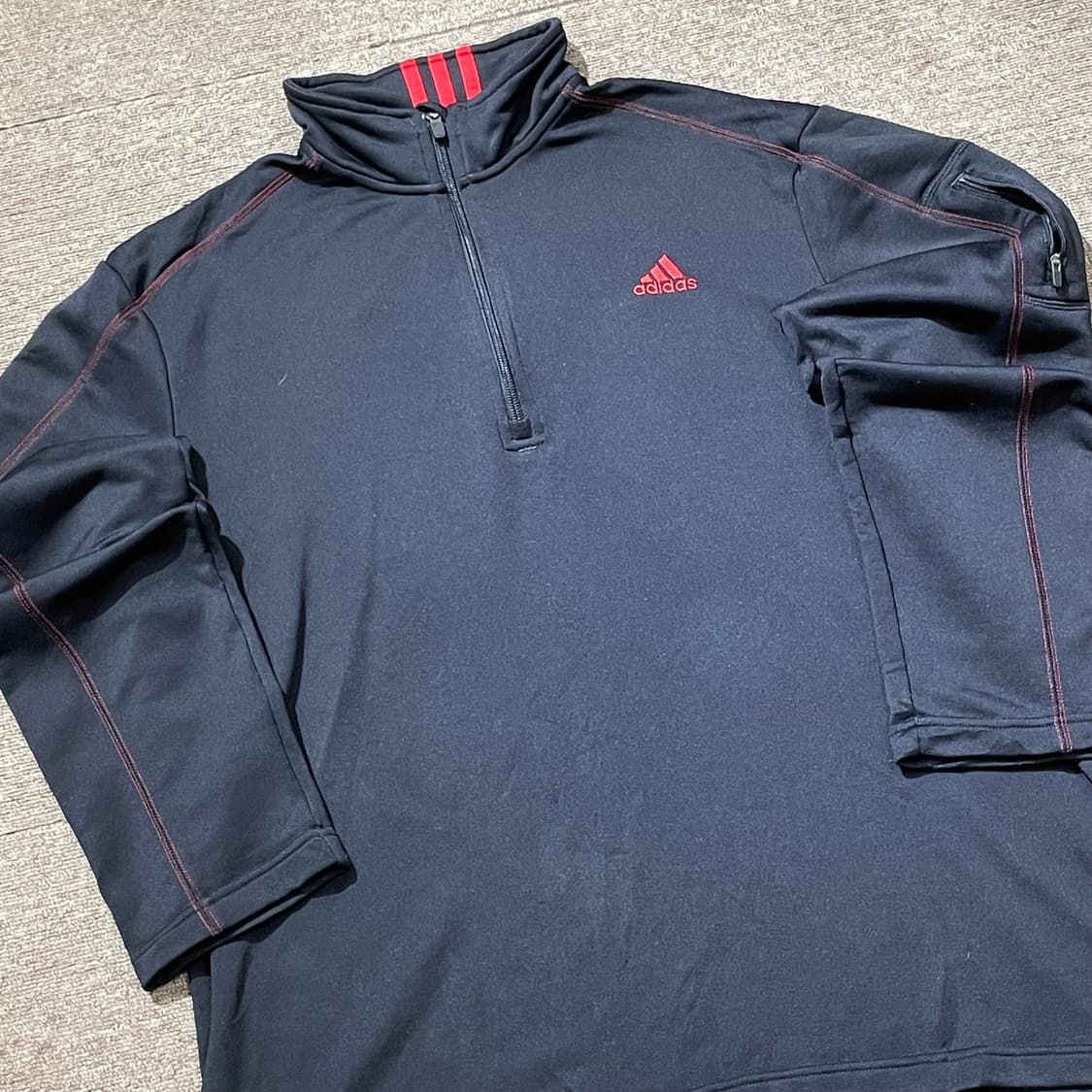 (XL) Adidas 아디다스 트레이닝 반집업 상품이미지4