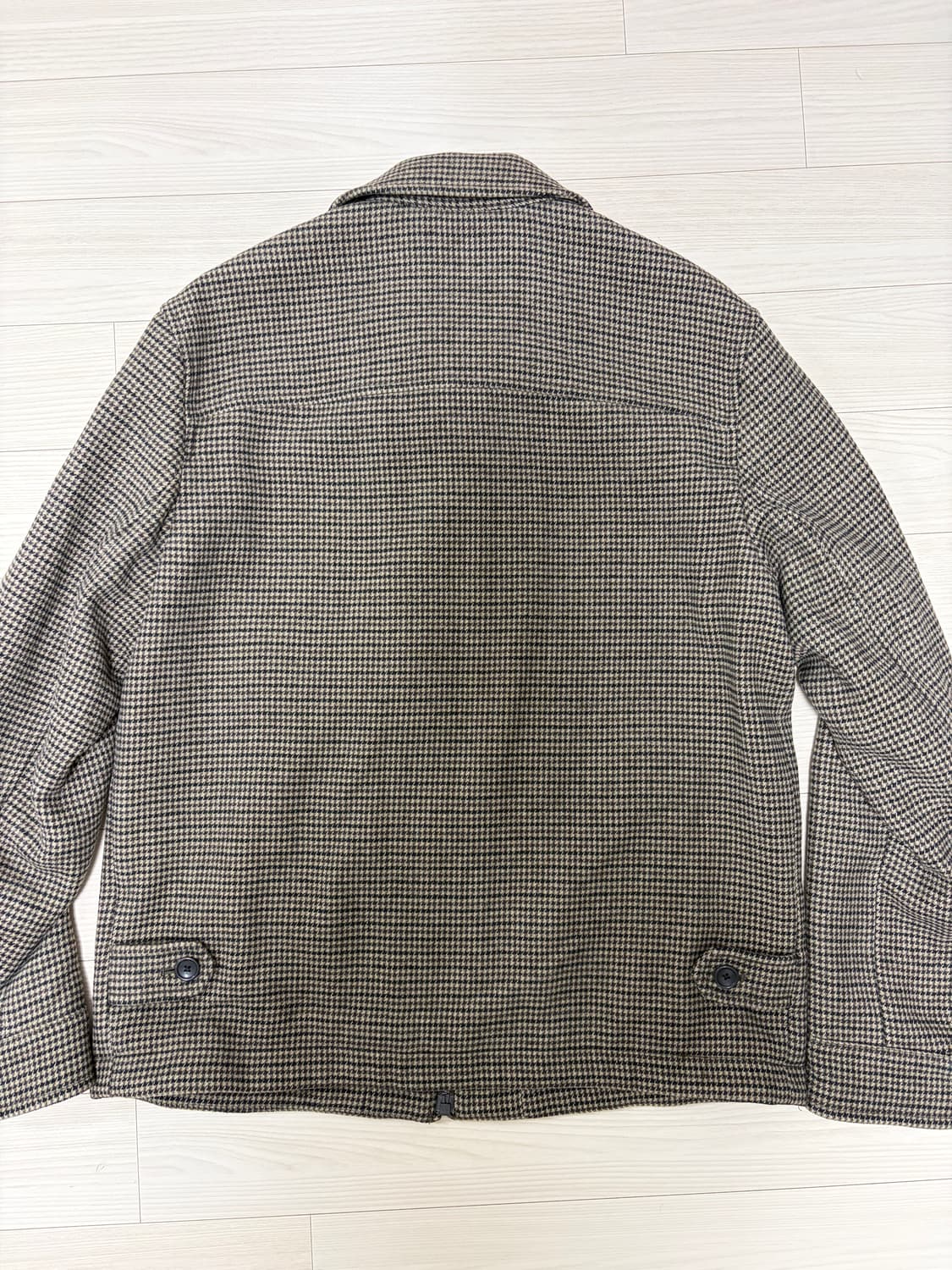 유니클로 싱글칼라 블루종 해링턴 패턴 새상품 상품이미지4