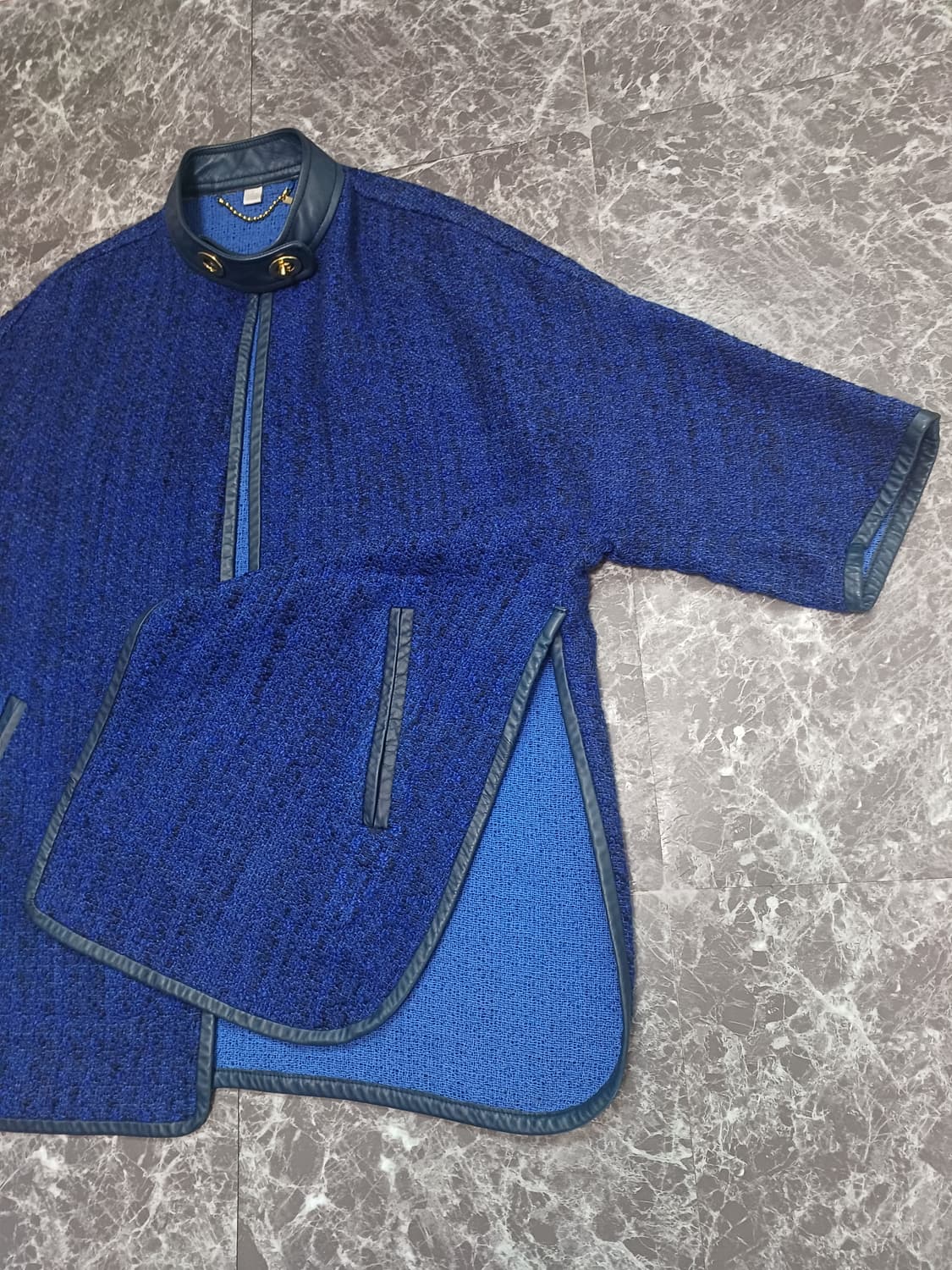 코치(COACH) 트위드 레더 트리밍 자켓  상품이미지5