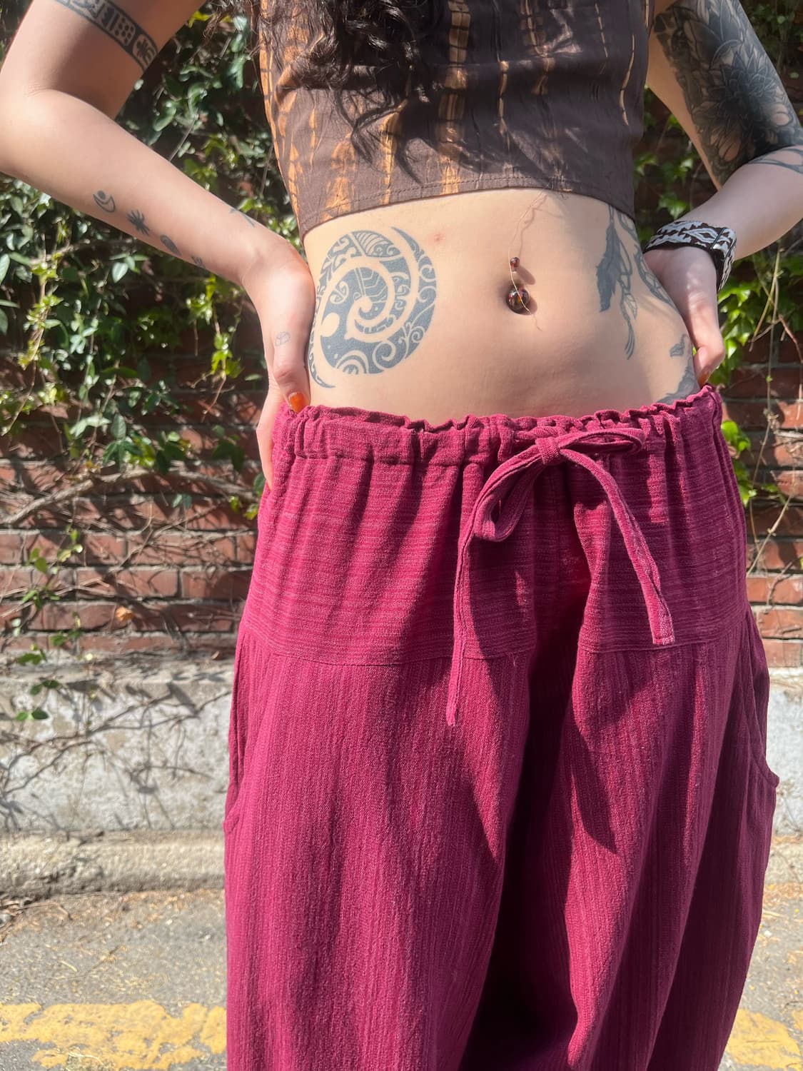 히피 와이드 사무엘 팬츠 상품이미지7