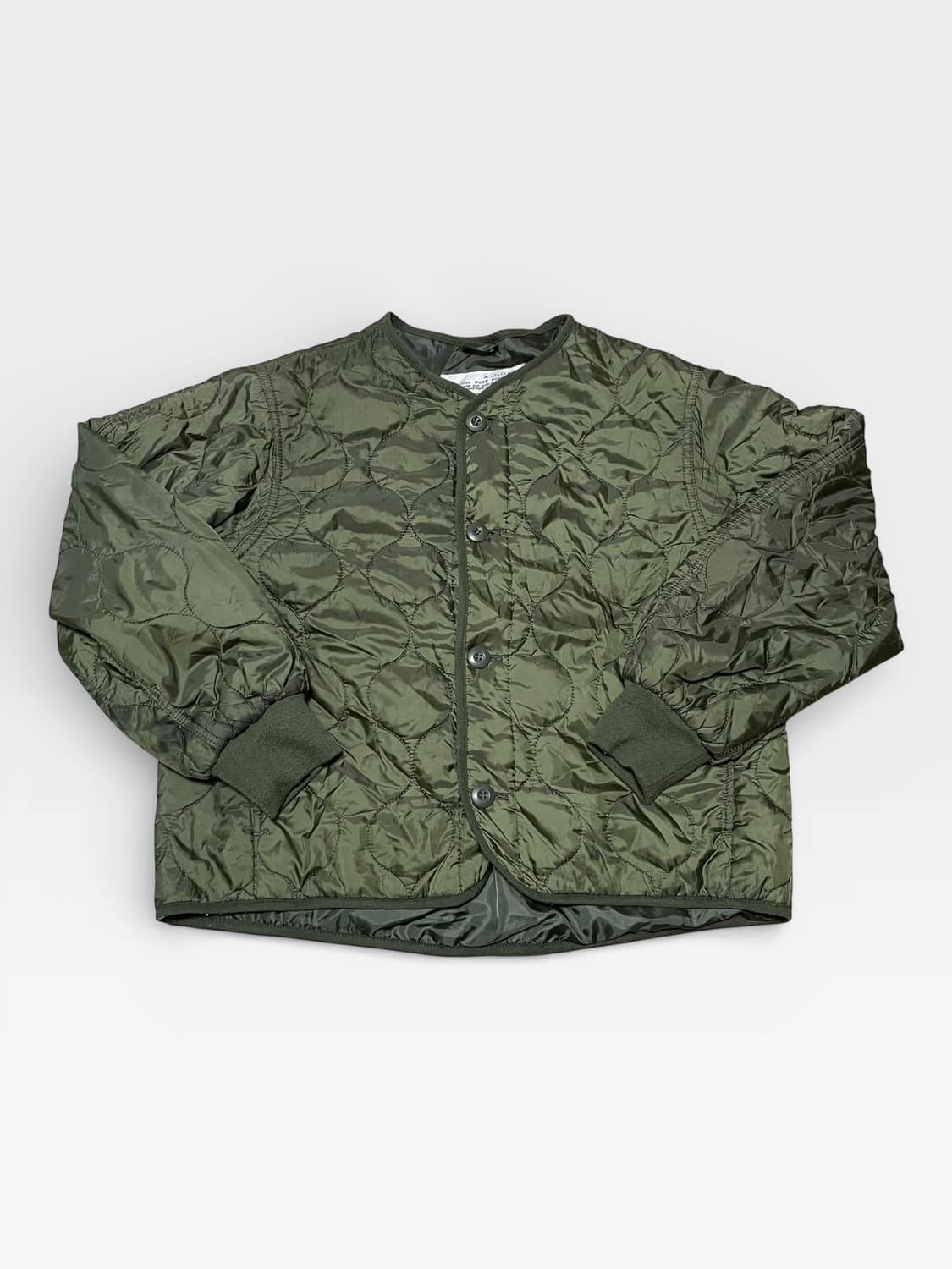 Janpanese - 카키 퀄팅 재킷 (M-L 추천) 상품이미지1