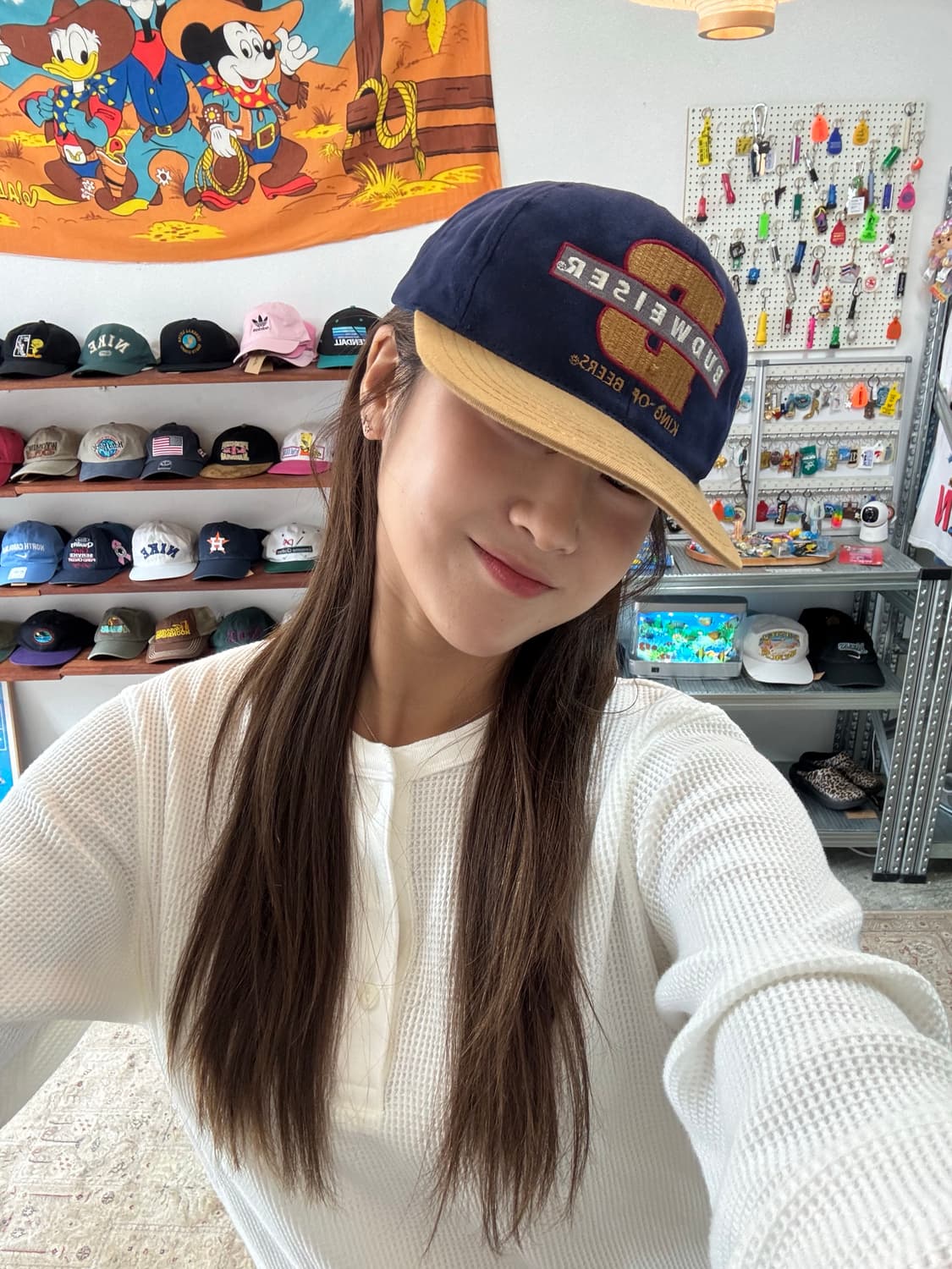 버드와이저 빈티지 햇 상품이미지2