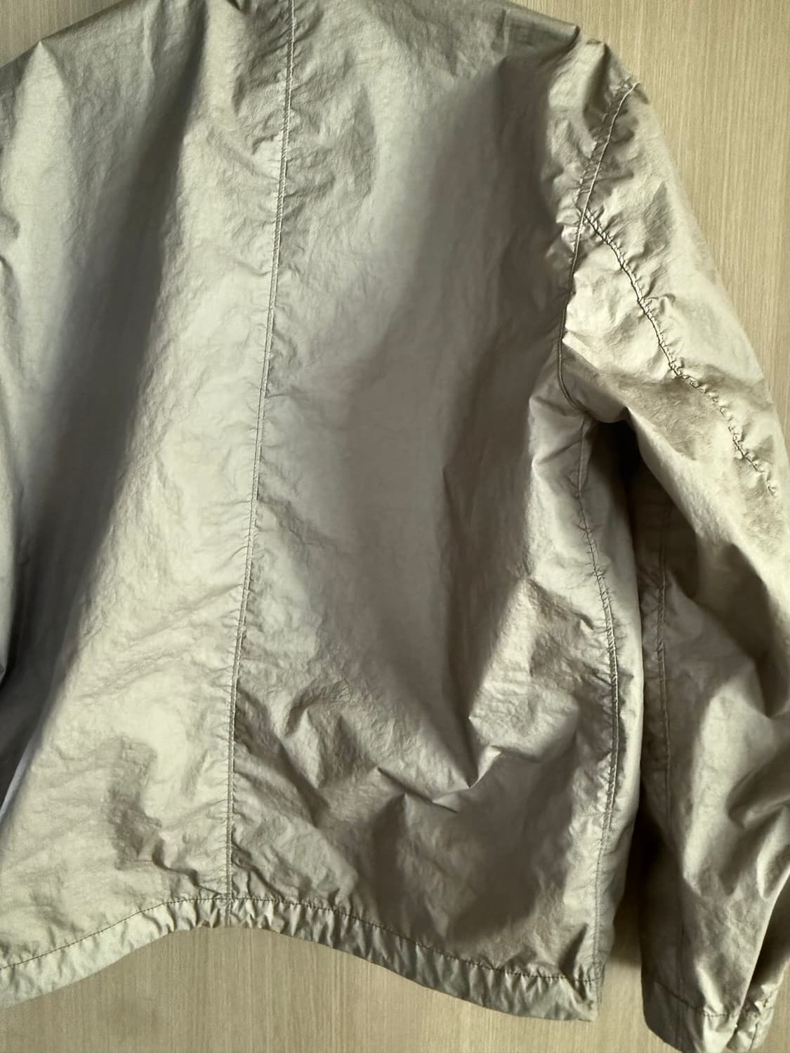 새상품급 스톤아일랜드 멤브라나 바람막이 (도브그레이) 상품이미지2