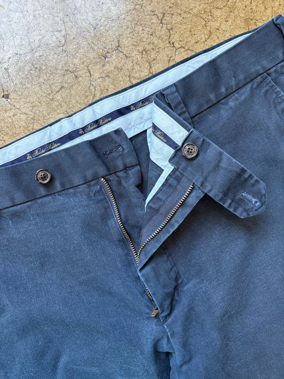 브룩스브라더스 네이비 워싱 치노팬츠 상품이미지3