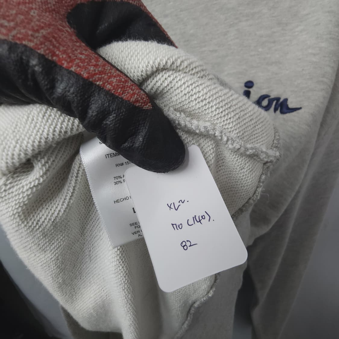 88(140) ~챔피온 회색 맨투맨  상품이미지5