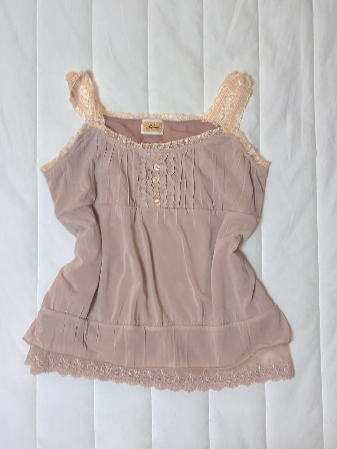 모리걸 히메갸루 일본 레이스 프릴 캐미솔 나시 상품이미지1