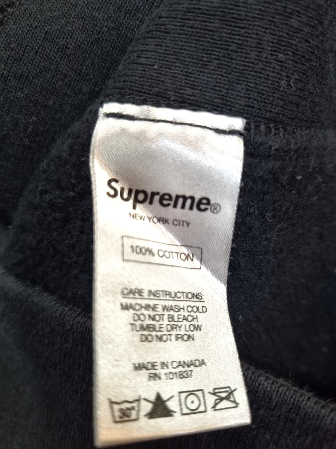 슈프림 ET 후드티 블랙 xl 상품이미지5