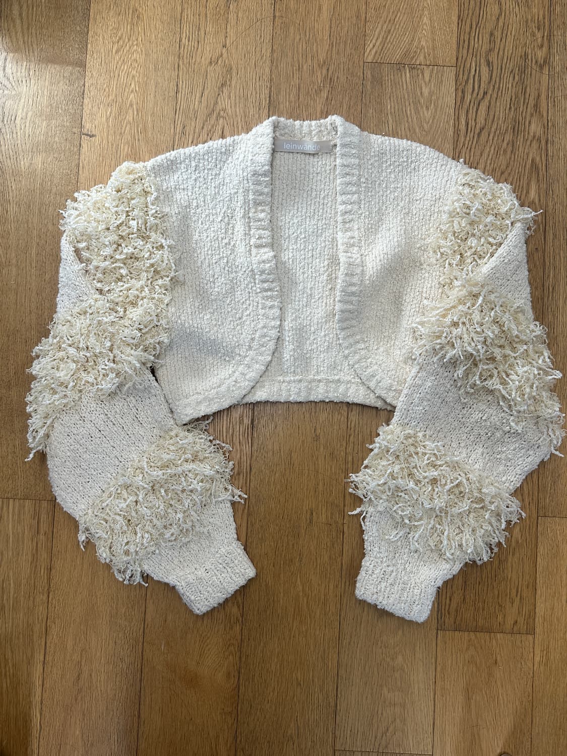 LEINWANDE 트위드 프린지 가디건 최상급 상품이미지1