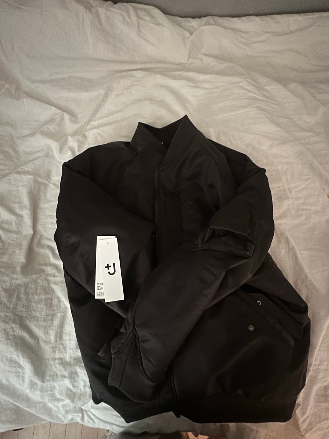 유니클로 x 질샌더 ma-1 그레이 xxxl 사이즈 1회 착용 판매 상품이미지2