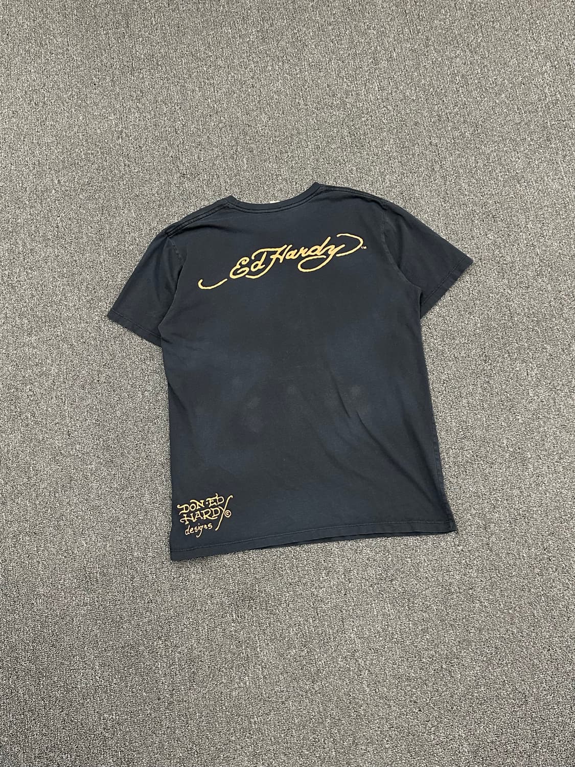 M)Ed Hardy 빈티지 스컬 큐빅 프린팅 반팔 상품이미지8