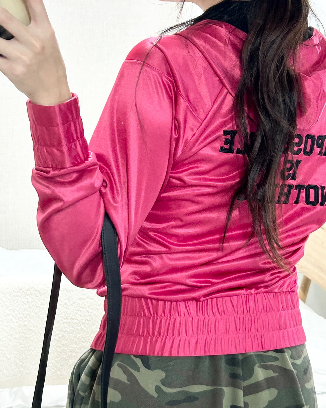 아디다스 자수로고 마젠타핑크 후드집업 상품이미지2