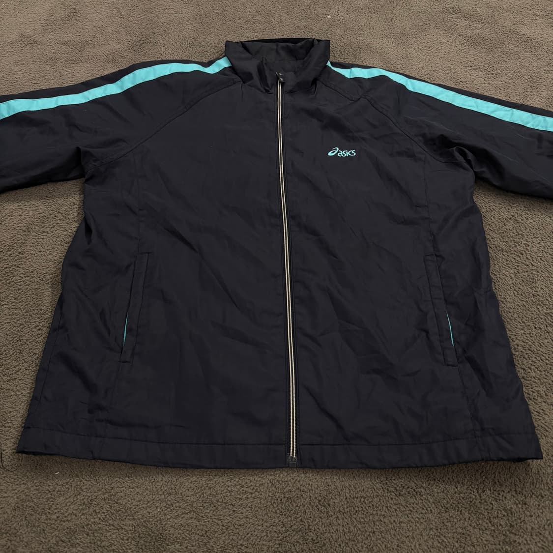 [정품/95] 아식스 00s 올드스쿨 사이드라인 우븐 바람막이 자켓 상품이미지2
