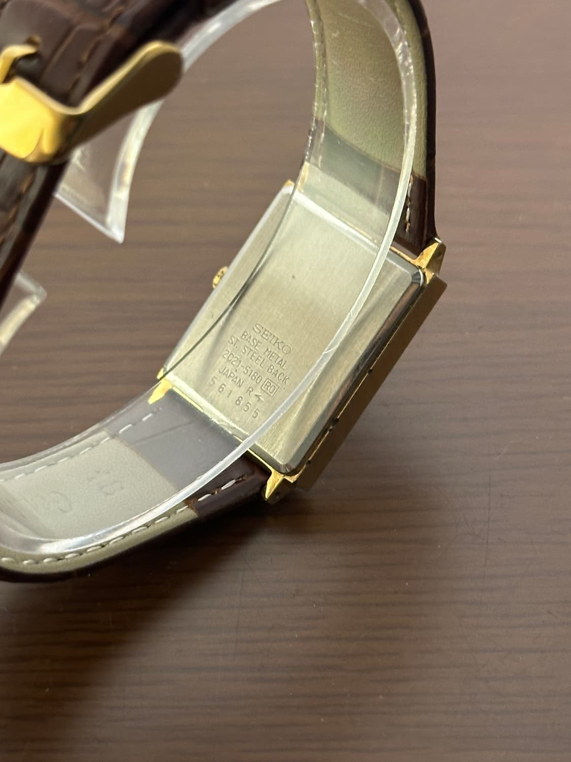 Seiko Vintage Tank 세이코 빈티지 탱크 골드 상품이미지8